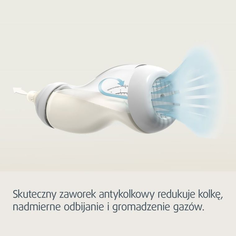 Canpol babies, biberon cu tetina anticolici S-Shape, 200 ml