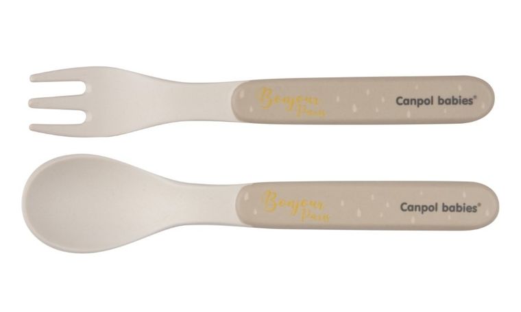Canpol babies, Bonjour Paris, set de vase cu cana, bej