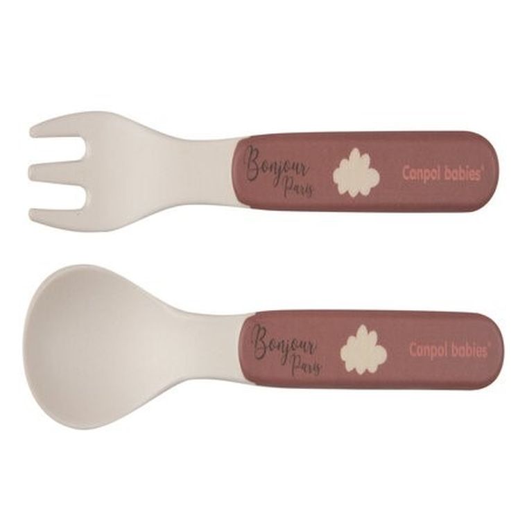 Canpol babies, Bonjour Paris, set de vase cu cana, visiniu