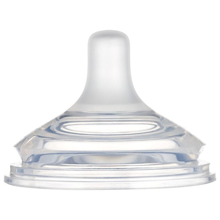 Canpol babies, Natural Shape, tetina doua zone anti-colic, 3 luni+, 2 buc.