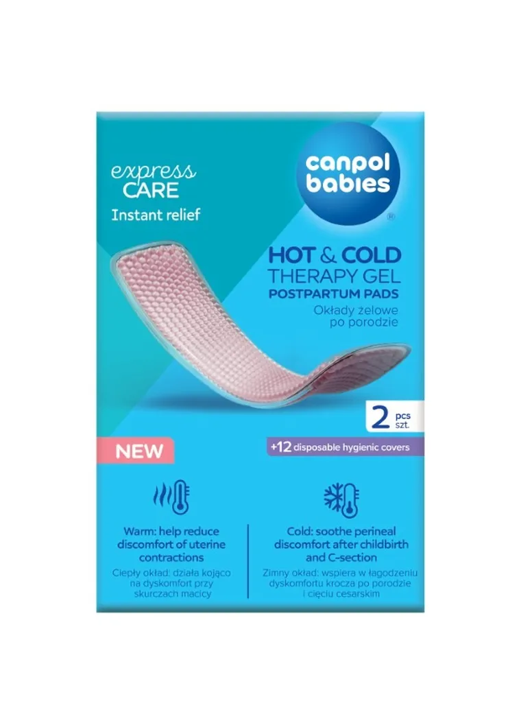 Canpol babies, pachet gel postpartum, compresa, 2 buc.