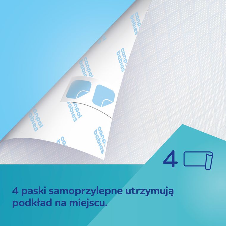 Canpol babies, tampoane sanitare, 90-60 cm, set 3 buc.
