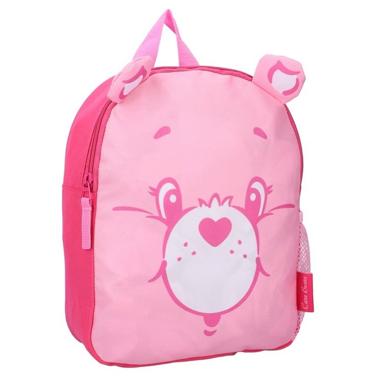 Care Bears, Fluffy Friends, rucsac din plus pentru prescolar, roz
