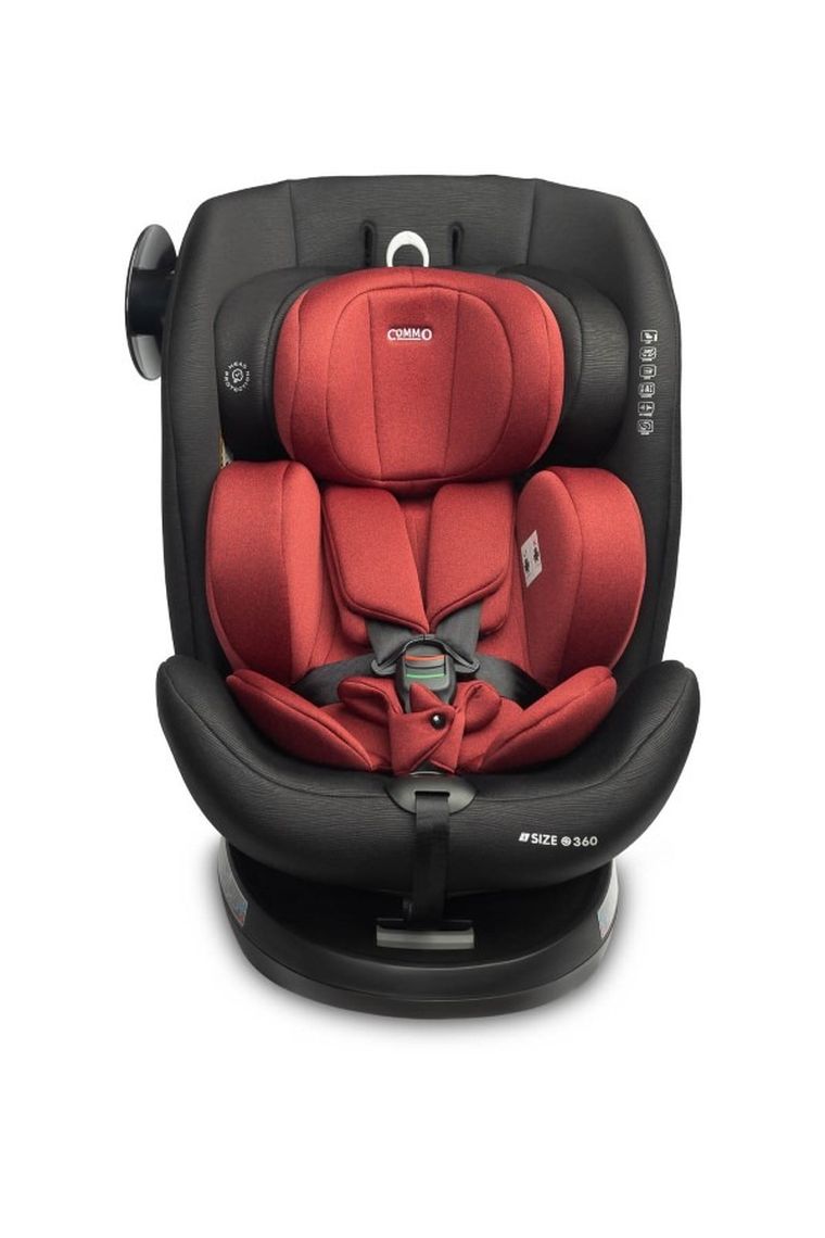Caretero, Commo i-Size, scaun auto, 40-150 cm, Burgundy