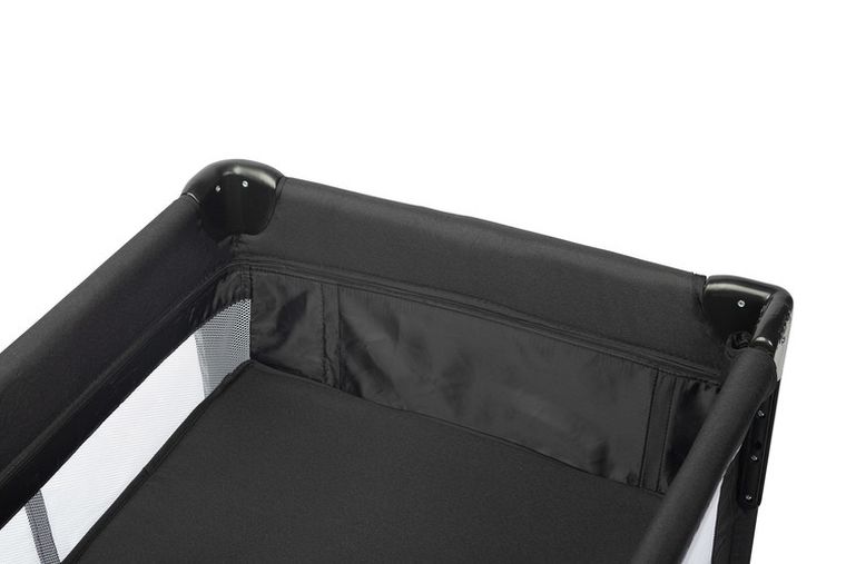 Caretero, Esti, patut de calatorie cu laterale rabatabile, negru