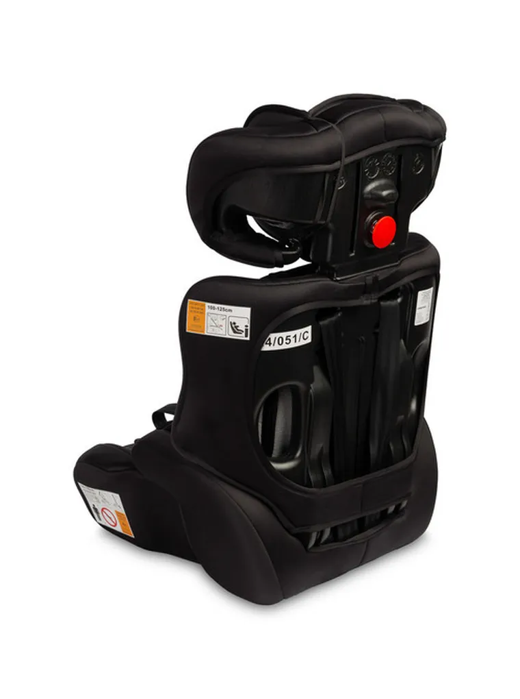 Caretero, Falcon i-Size, scaun auto, negru, 76-150 cm