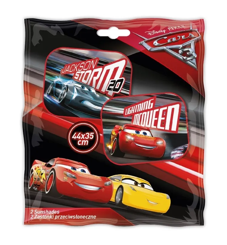 Cars, paravan de soare pentru parbriz, 44-35 cm, 2 buc.