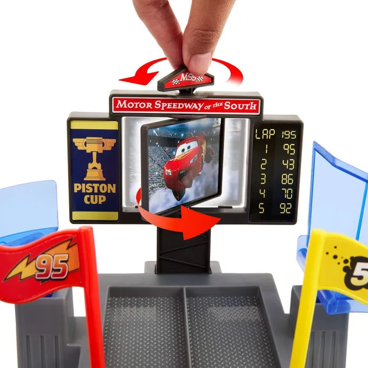 Cars, Piston Cup Stunting Speedway, set de joaca cu masina