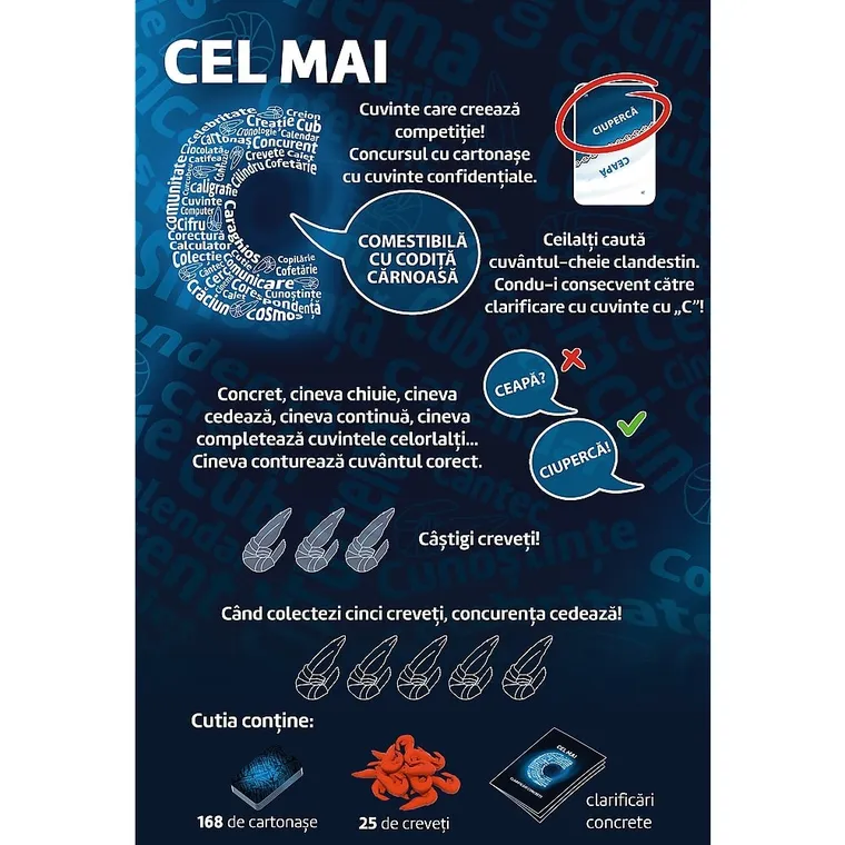Cel mai, Concurs cu cuvinte-cheie, joc