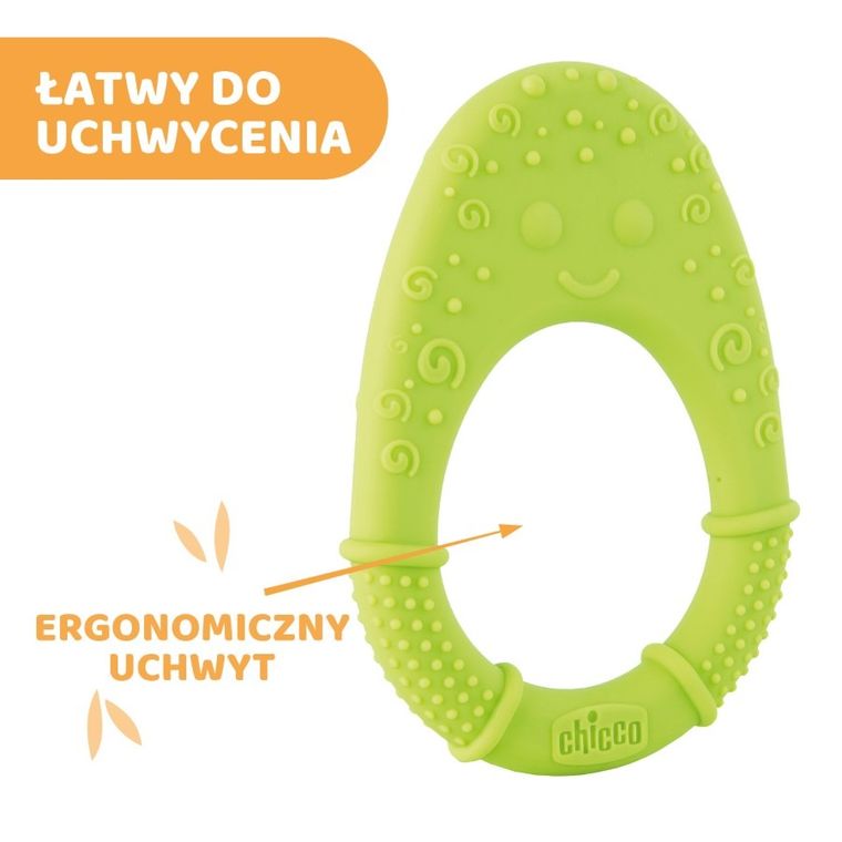 Chicco, Avocado, jucarie dentitie, moale, verde