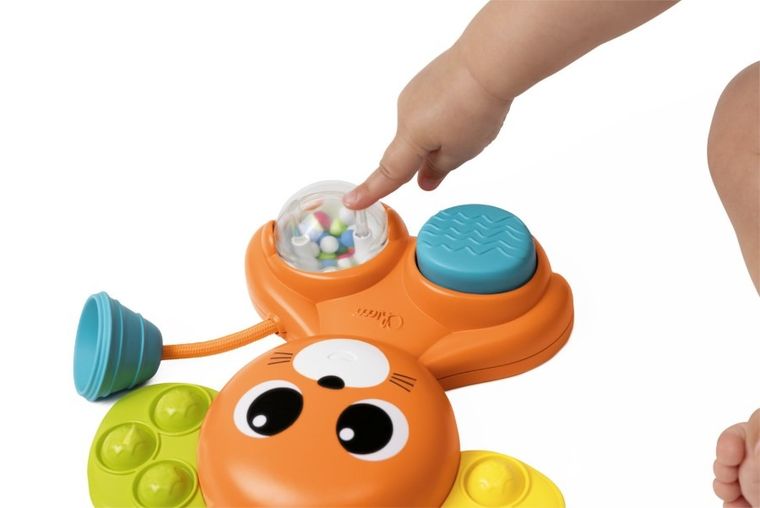 Chicco, Baby Sense & Focus, Pop it, soarece, jucarie pentru bebelusi