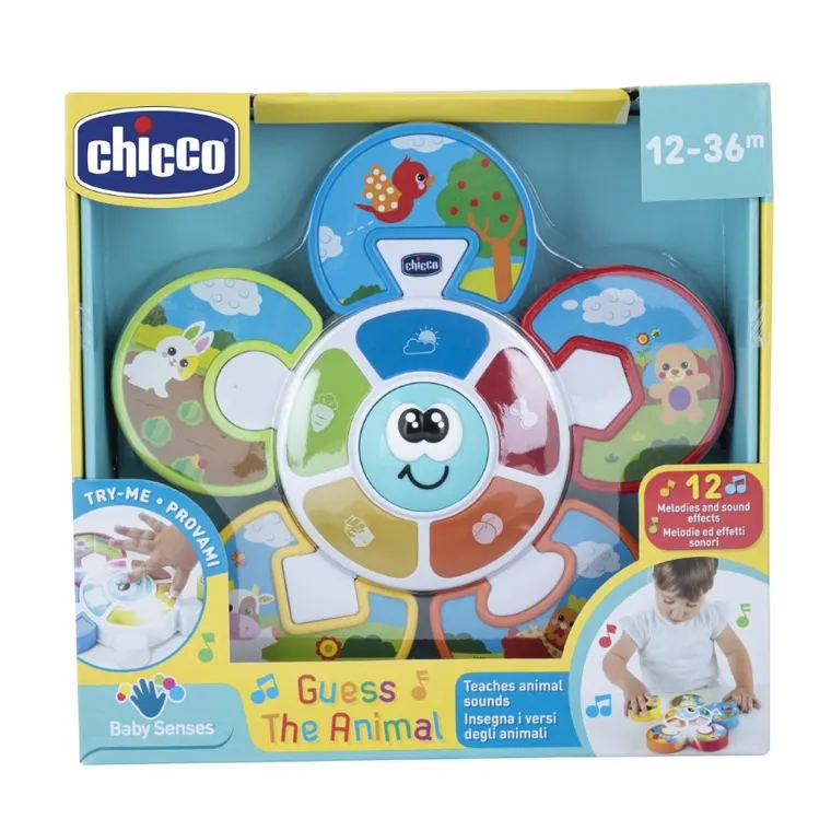 Chicco, Baby Senses, Ghiceste Animalutul, puzzle, jucarie electronica
