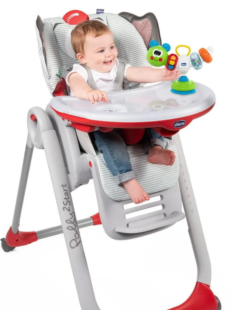 Chicco, Baby Senses, Vaterpillar pentru scaun inalt, jucarie senzoriala