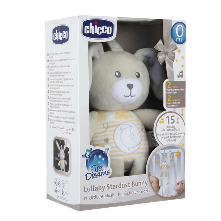 Chicco, First Dreams, lampa muzicala, iepuras
