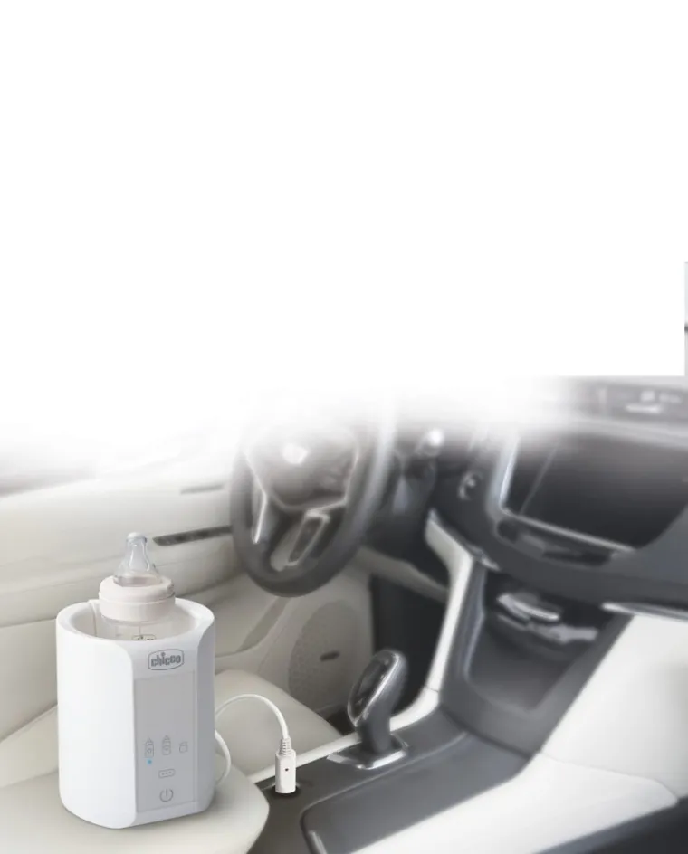 Chicco, Home&Travel, incalzitor de biberon, alb