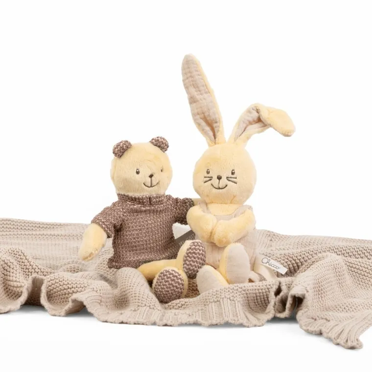 Chicco, My Sweet Dou Dou, Bunny, jucarie de plus cu zornaitor