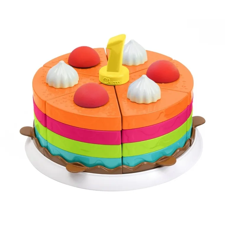 Chicco, Smart2Play, Rainbow Cake, puzzle jigsaw