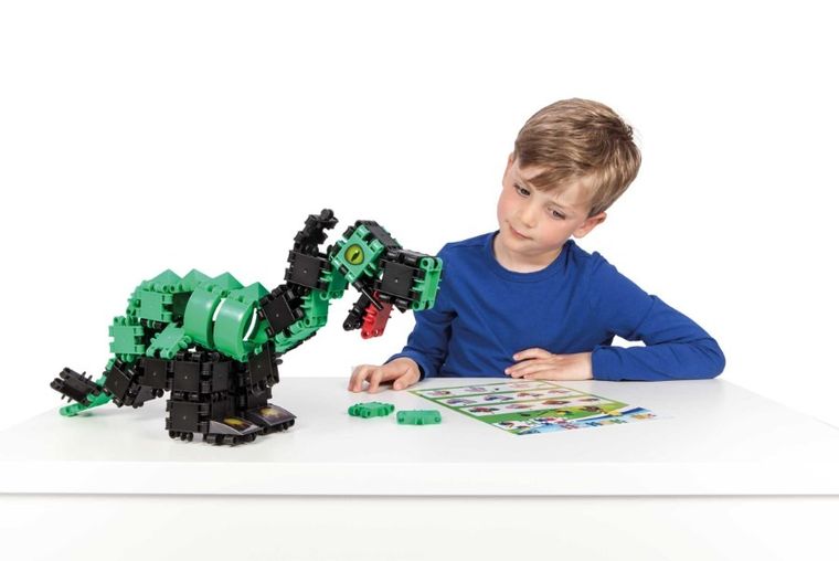 Clics Toys, Clics, Dino Squad, set de constructie, 6 in 1