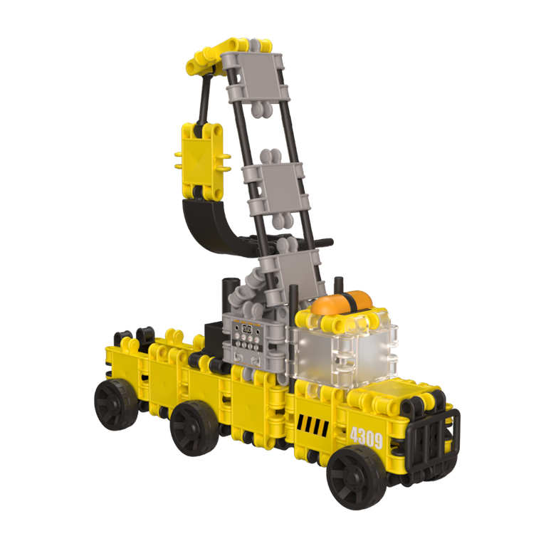 Clics Toys, Clics, Masini de constructii, set de constructie, 8 in 1