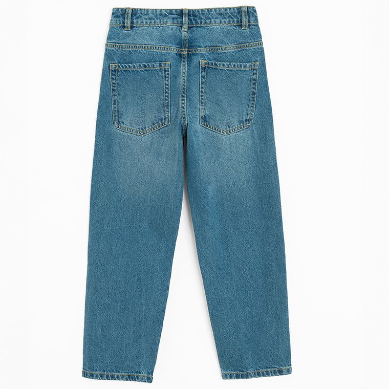 Cool Club, Blugi pentru baieti, loose fit, albastru