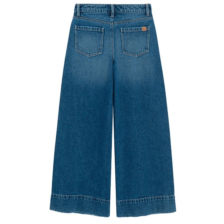 Cool Club, Blugi pentru fete, wide, albastru