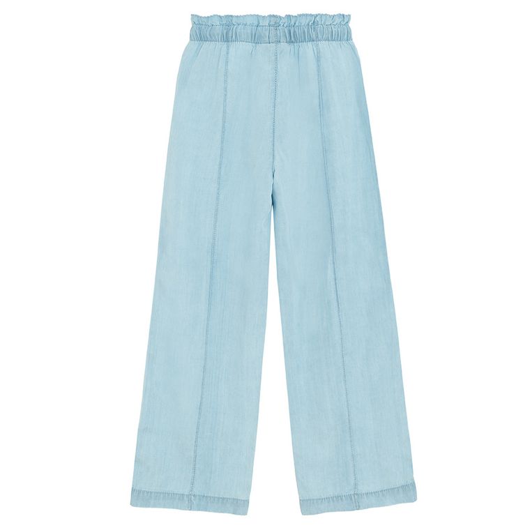 Cool Club, Blugi pentru fete, wide fit, albastru