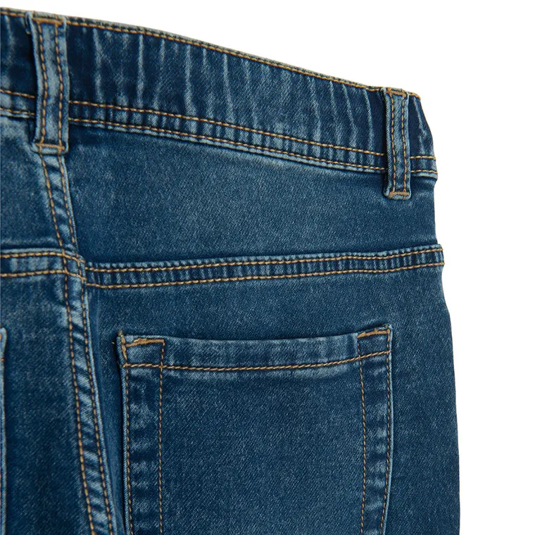 Cool Club, Blugi reglabili pentru baieti, croiala slim, albastru