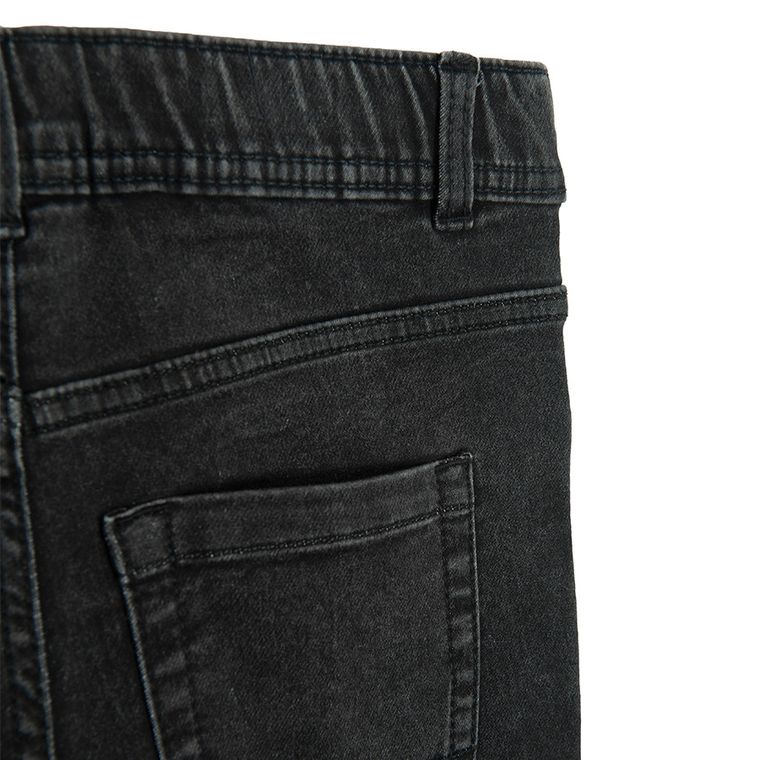Cool Club, Blugi reglabili pentru baieti, croiala slim, negru