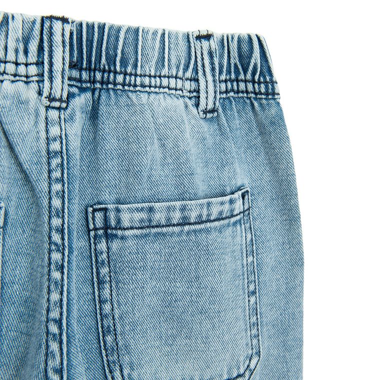 Cool Club, Blugi reglabili pentru baieti, loose, albastru