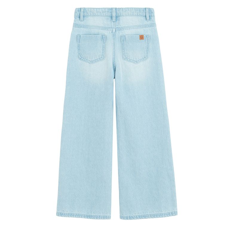 Cool Club, Blugi reglabili pentru fete, wide, albastru