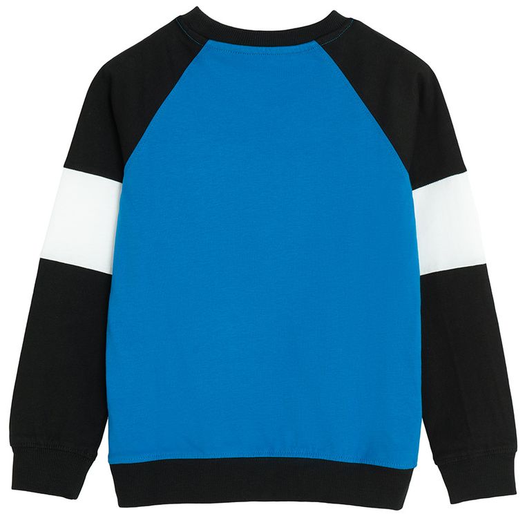 Cool Club, Bluza cu maneca lunga pentru baieti, albastru, imprimeu Spider-Man