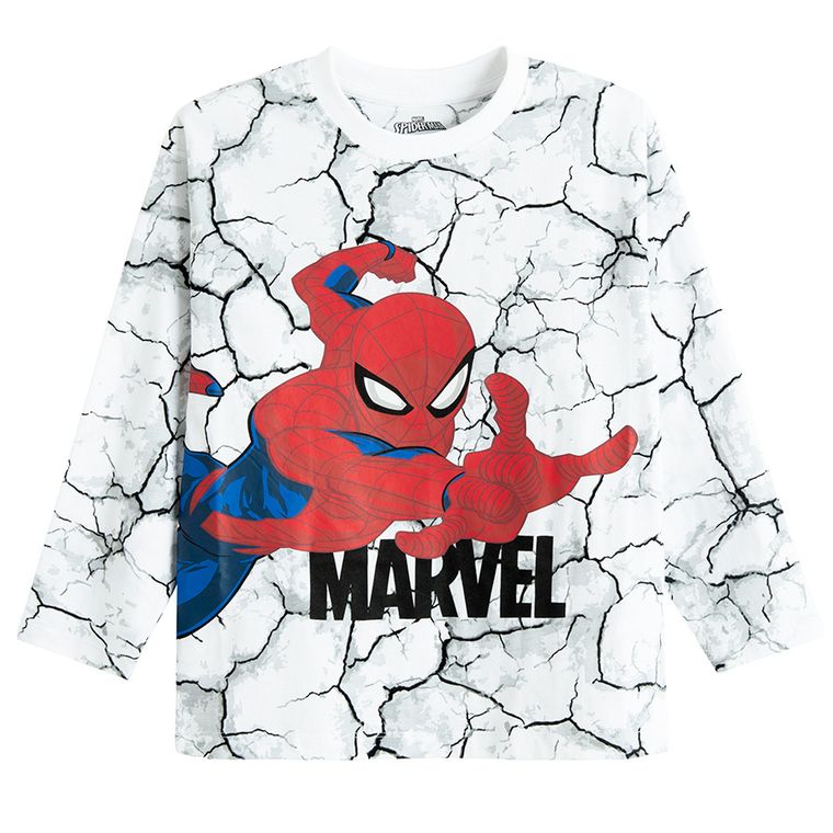 Cool Club, Bluza cu maneca lunga pentru baieti, mix, imprimeu Spider-Man, set, 2 buc.