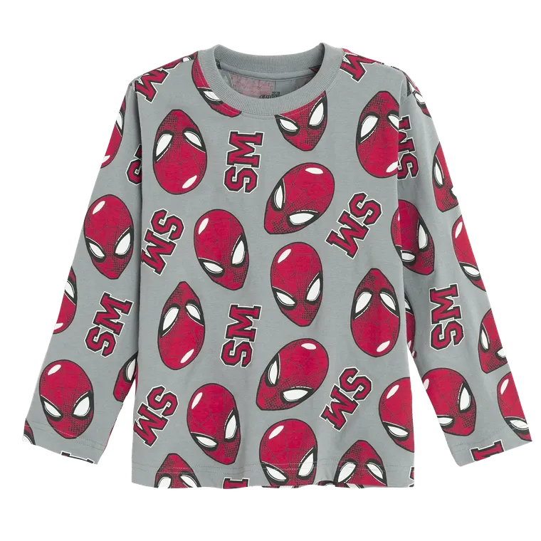 Cool Club, Bluza cu maneca lunga pentru baieti, mix, imprimeu Spider-Man, set, 2 buc.