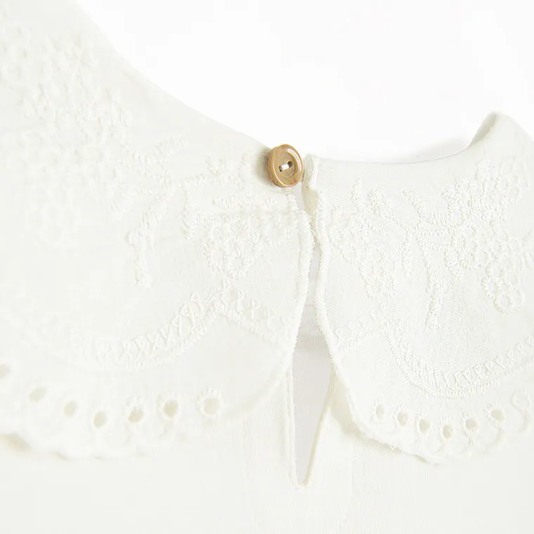 Cool Club, Bluza cu maneca lunga pentru fete, alb