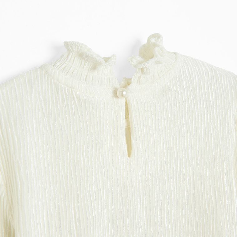 Cool Club, Bluza cu maneca lunga pentru fete, ecru