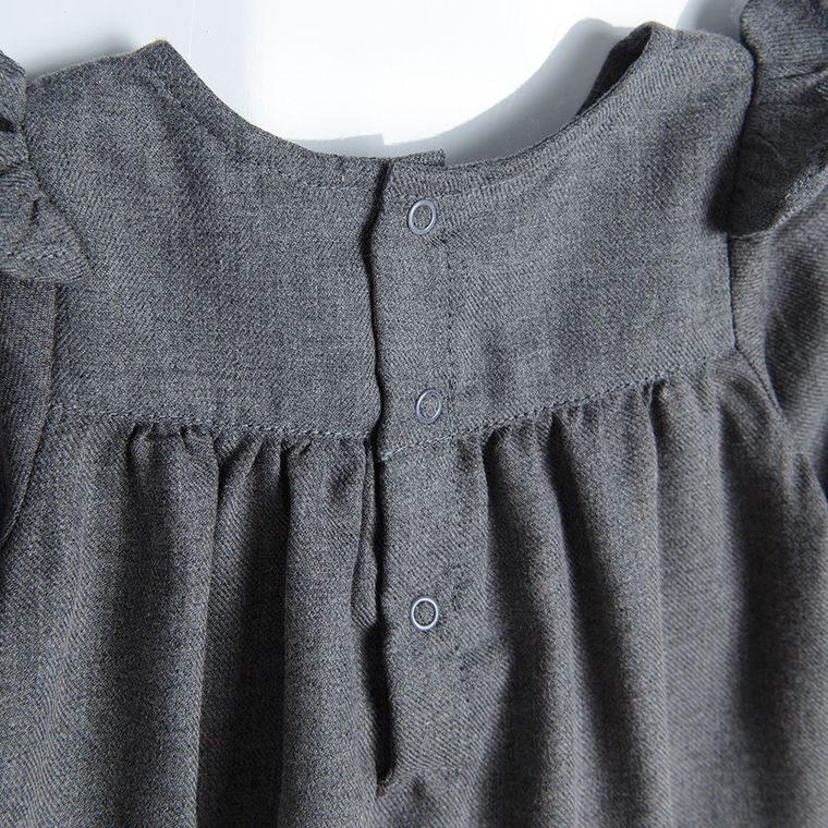 Cool Club, Bluza cu maneca lunga pentru fete, gri, imprimeu fluturi