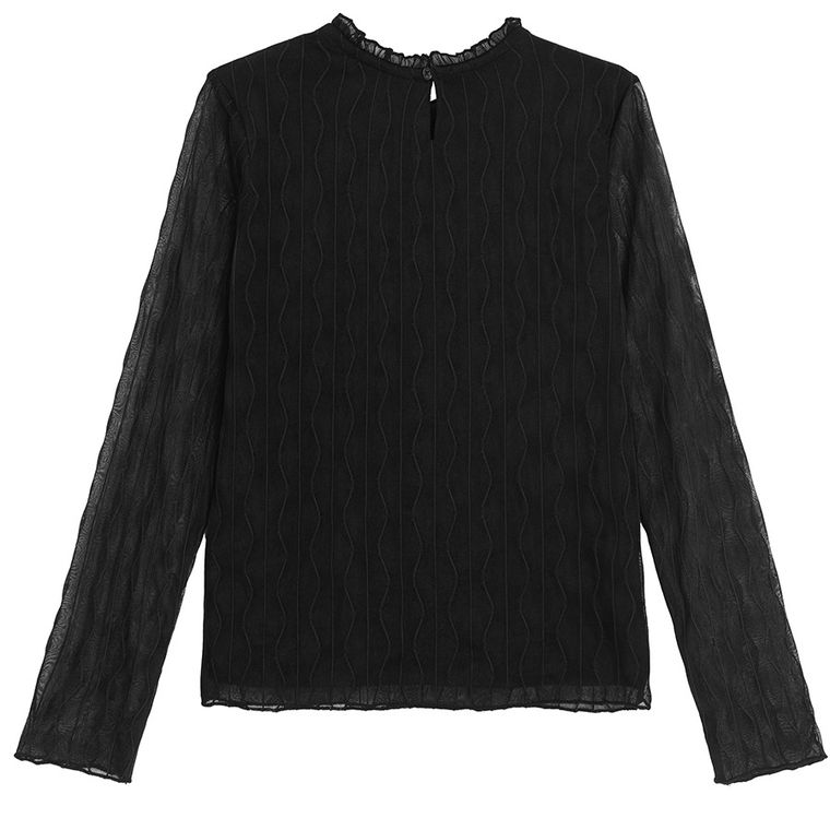 Cool Club, Bluza cu maneca lunga pentru fete, negru