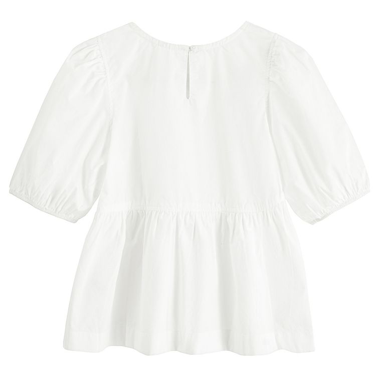 Cool Club, Bluza cu maneca scurta pentru fete, alb