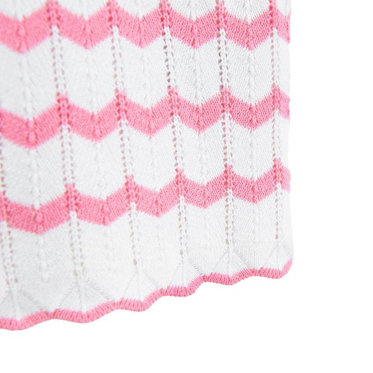 Cool Club, Bluza cu maneca scurta pentru fete, din tricot, roz