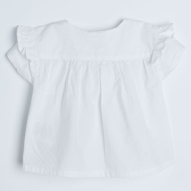 Cool Club, Bluza cu maneca scurta pentru fete, ecru