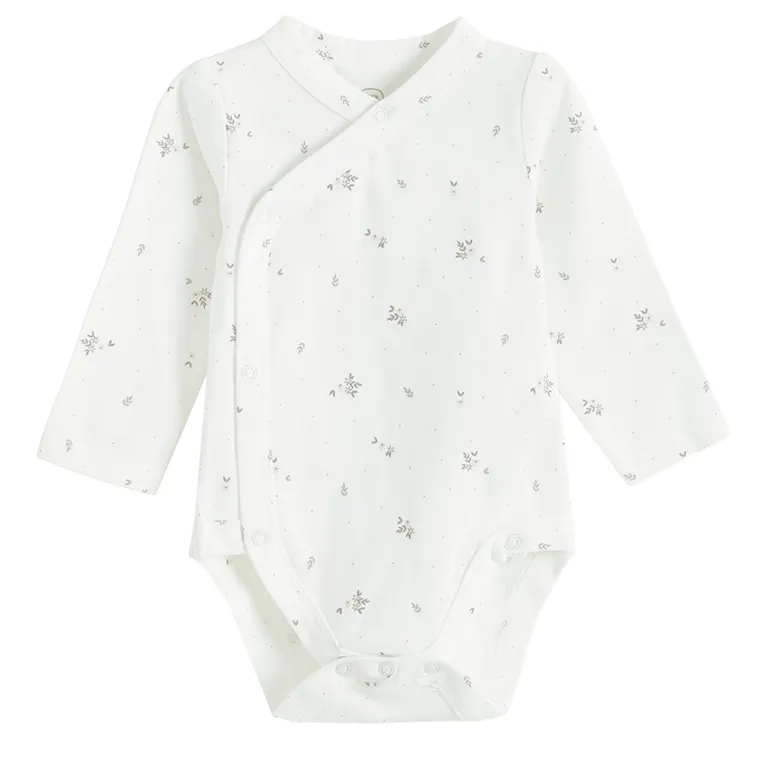 Cool Club, Body cu maneca lunga pentru fete, alb, set, 2 buc.