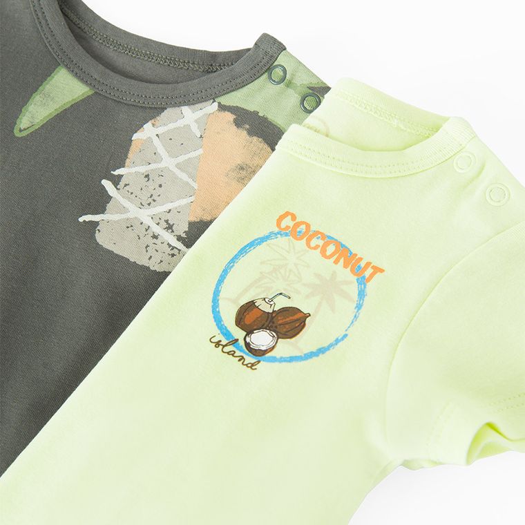 Cool Club, Body cu maneca scurta pentru baieti, mix, set, 2 buc.