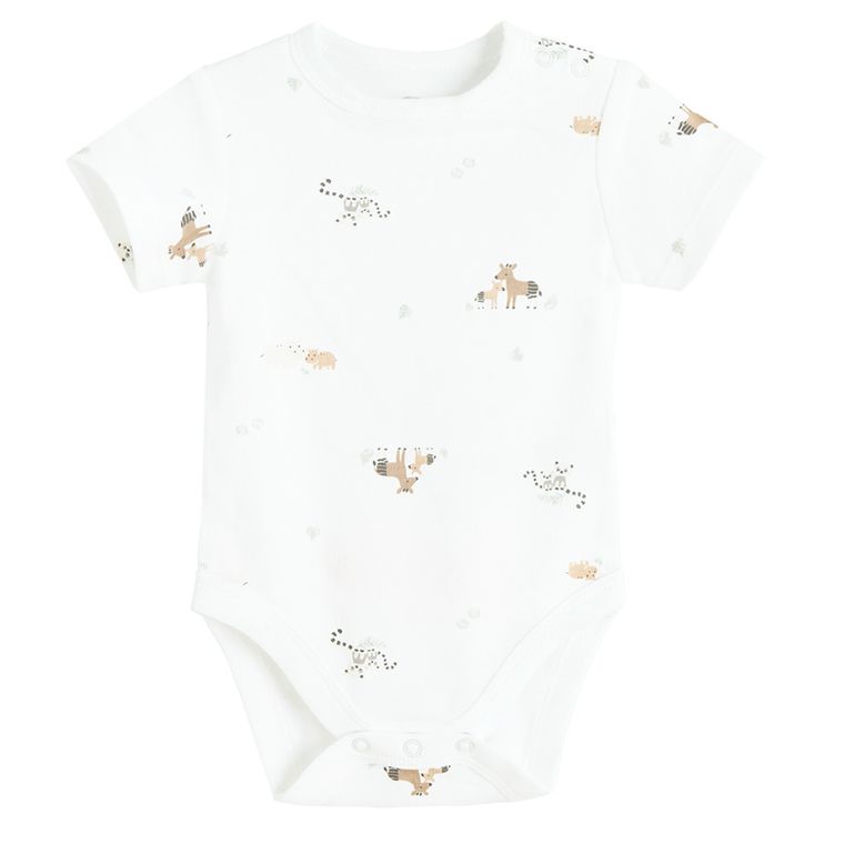 Cool Club, Body cu maneca scurta pentru bebelusi, mix, set, 4 buc.