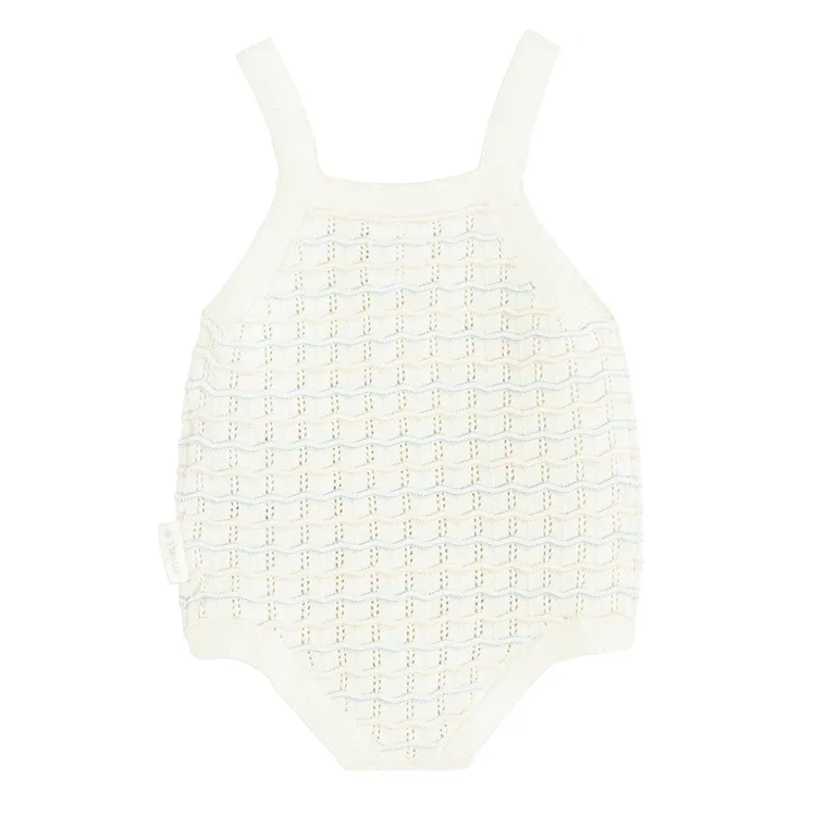Cool Club, Body pentru baieti fara maneci, din tricot, bej