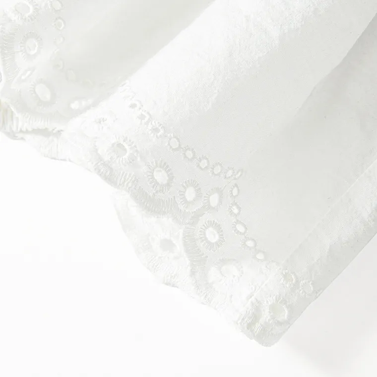 Cool Club, Body-rochie cu maneca scurta pentru fete, alb