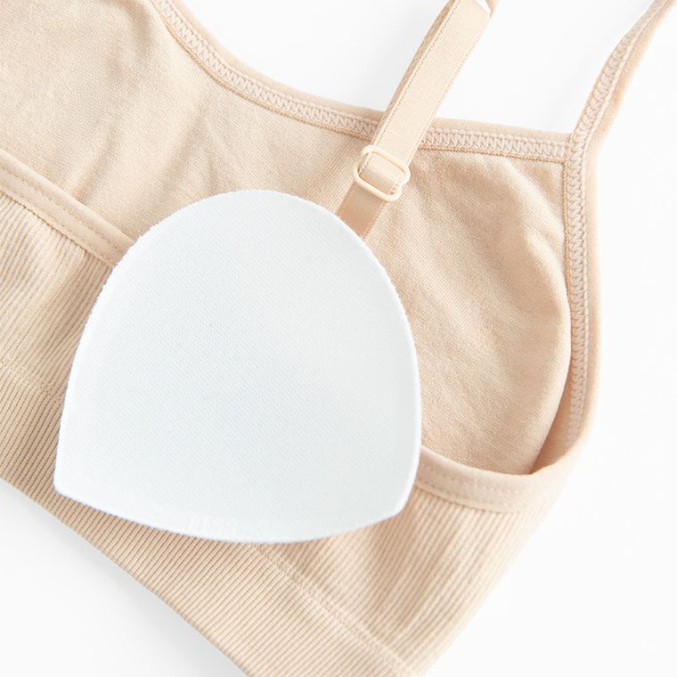 Cool Club, Bustiera pentru fete, din tricot striat, bej, microfibra