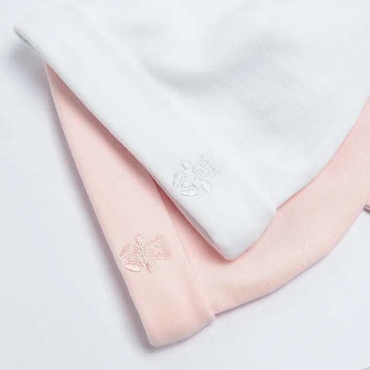 Cool Club, Caciula pentru fete, alb, roz, set 2 buc.