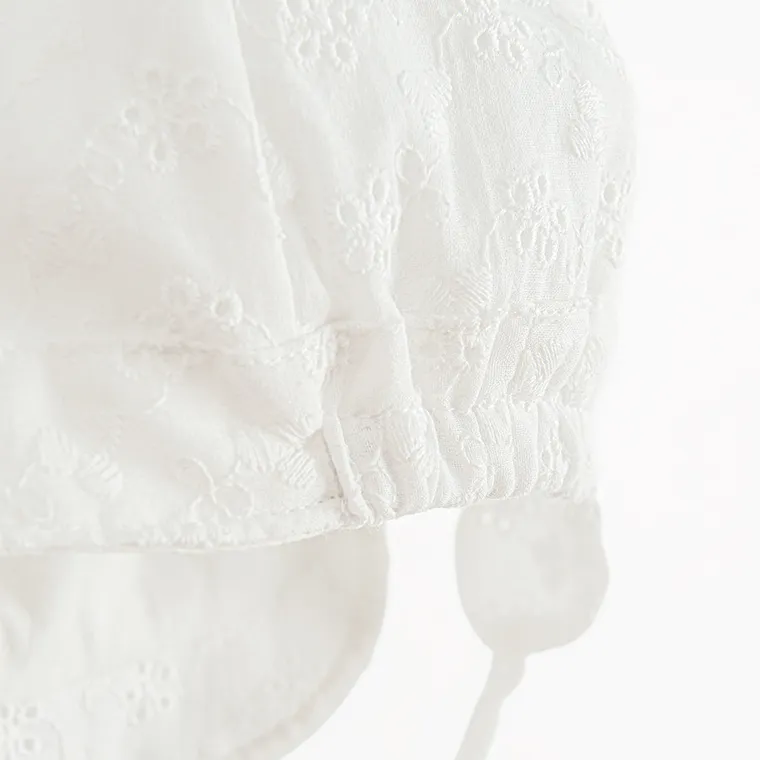 Cool Club, Caciula pentru fete, cu snur, alb