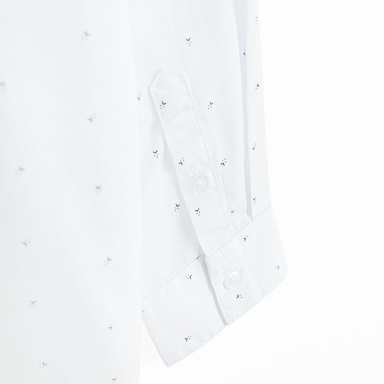 Cool Club, Camasa cu maneca lunga pentru baieti, alb