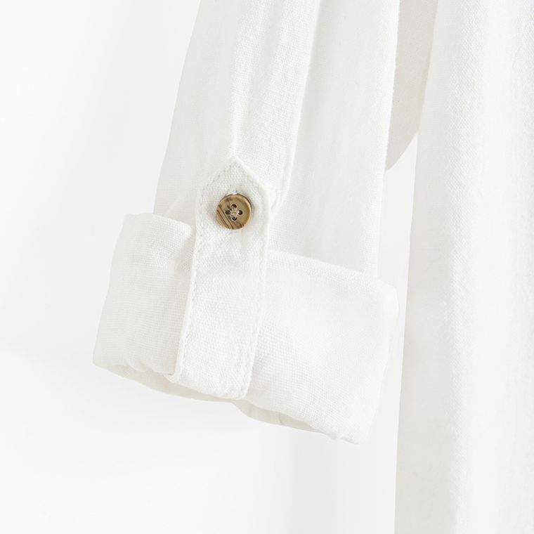 Cool Club, Camasa cu maneca lunga pentru baieti, cu in, regular, alb